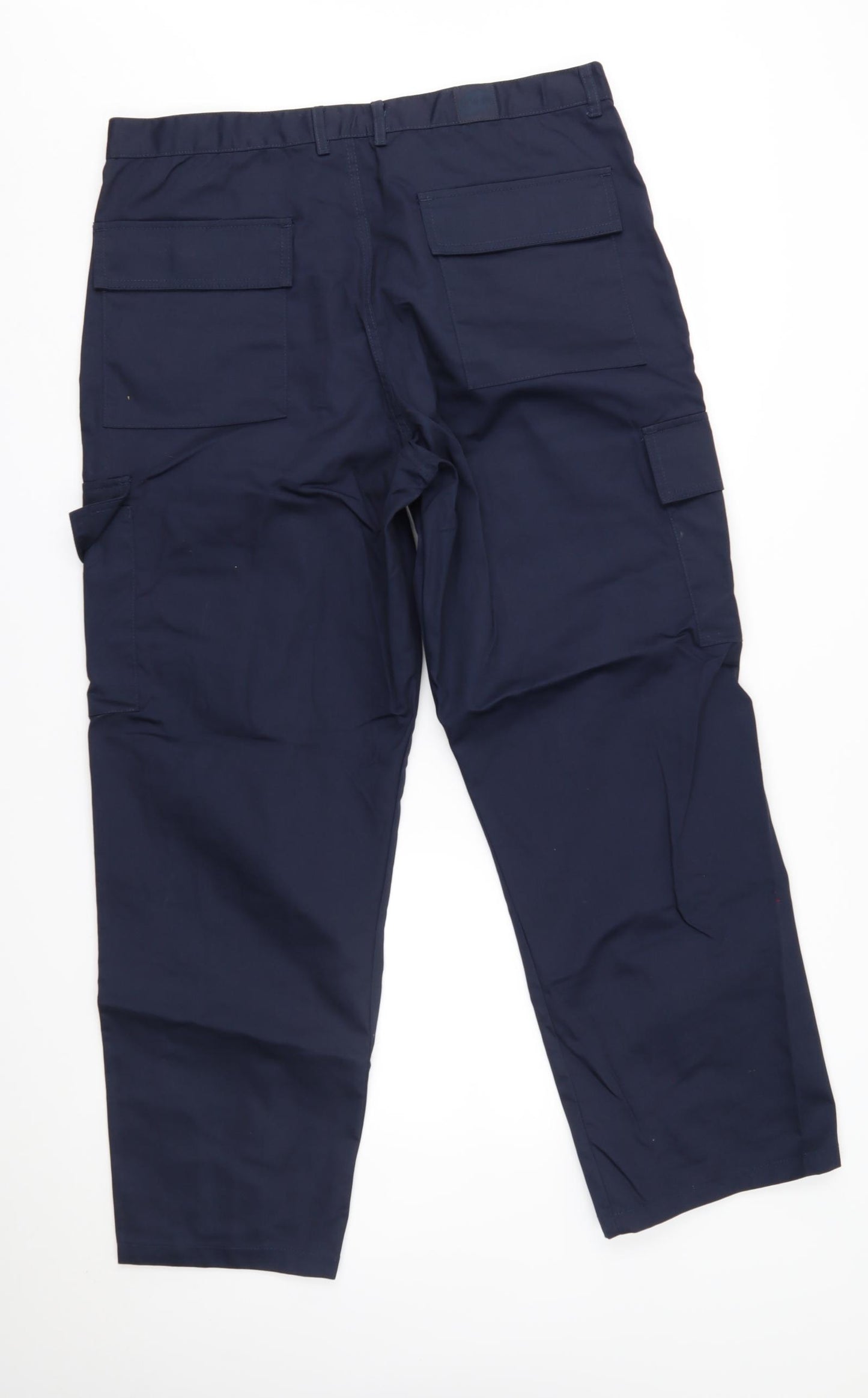 Uneek Mens Blue   Cargo Trousers Size 38 L30 in