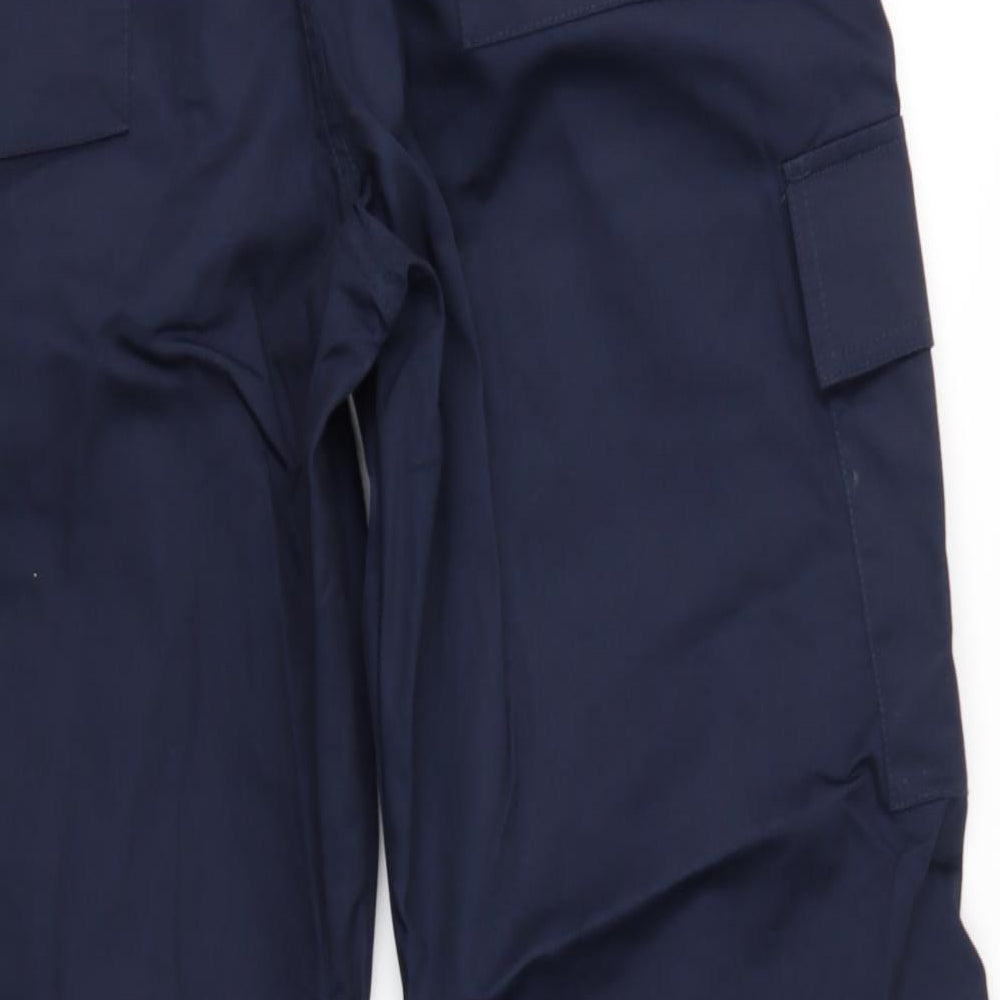 Uneek Mens Blue   Cargo Trousers Size 38 L30 in