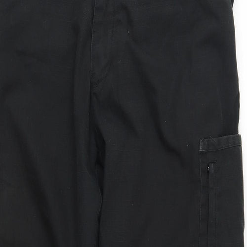 Hyena workwear Mens Black   Cargo Trousers Size 38 L32 in