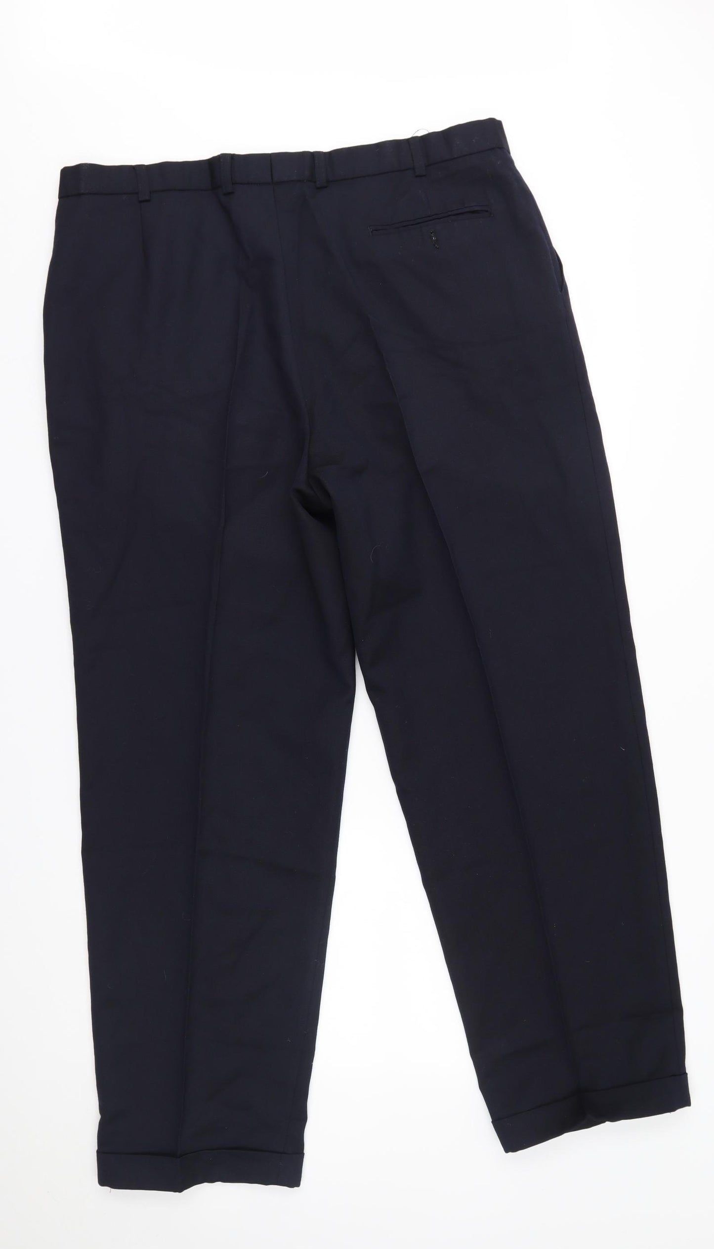 M&S Mens Blue    Suit Trousers Size 40 L31 in