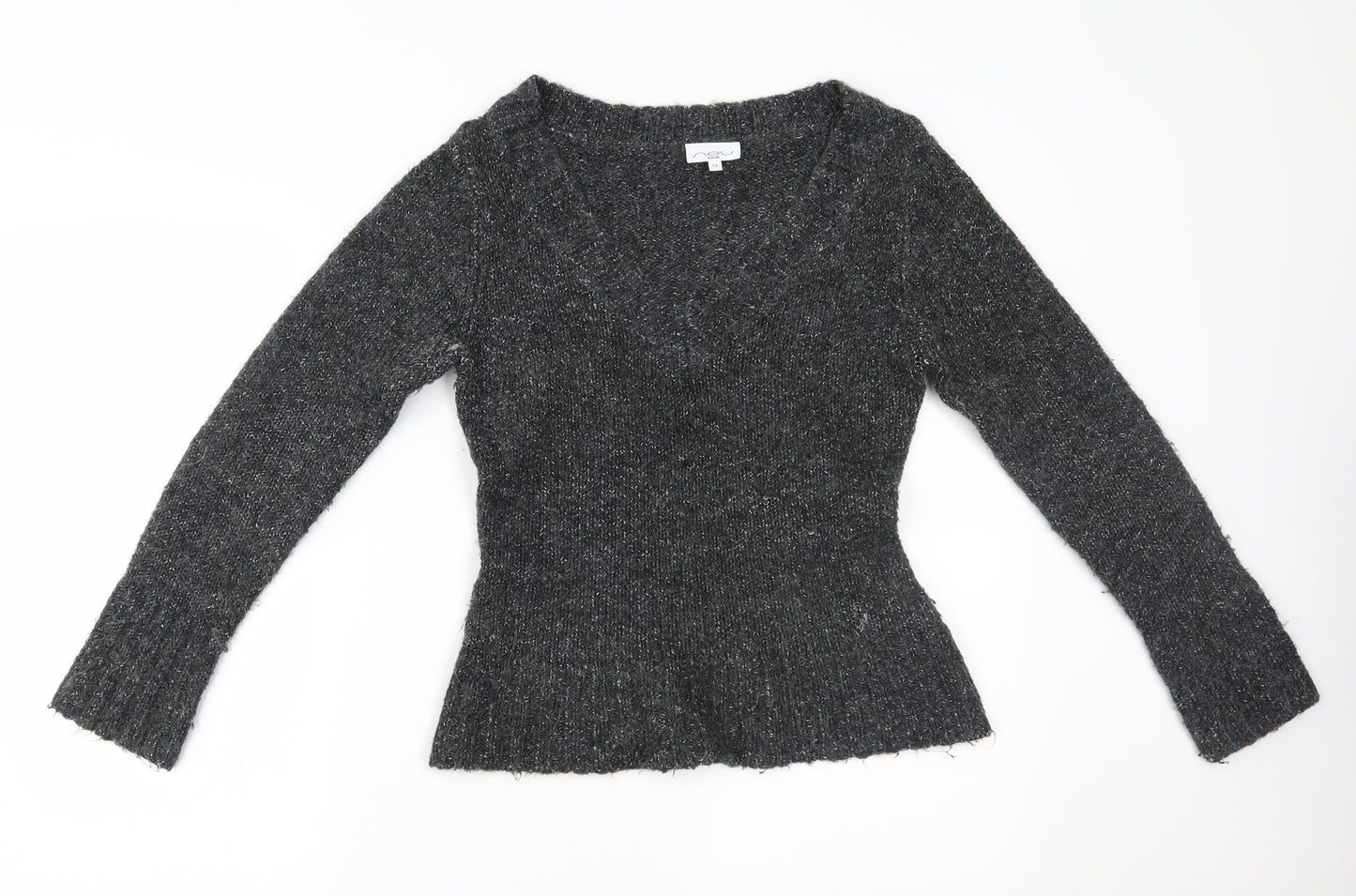 New Look Womens Grey   Pullover Jumper Size 12