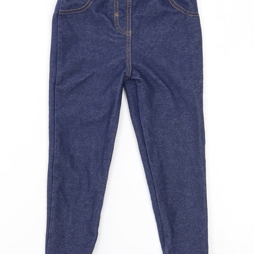 TU Girls Blue   Jogger Trousers Size 3-4 Years