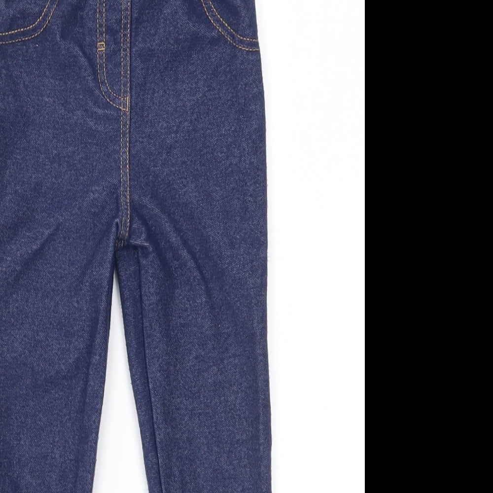 TU Girls Blue   Jogger Trousers Size 3-4 Years