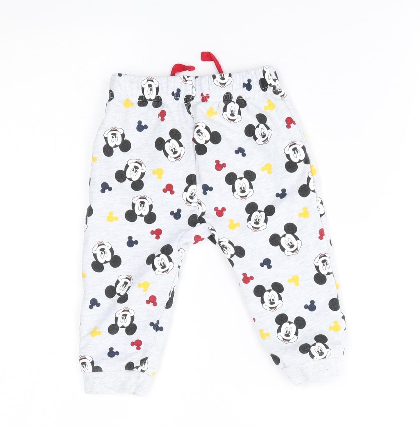 Primark Baby Grey   Jogger Trousers Size 6-9 Months  - disney