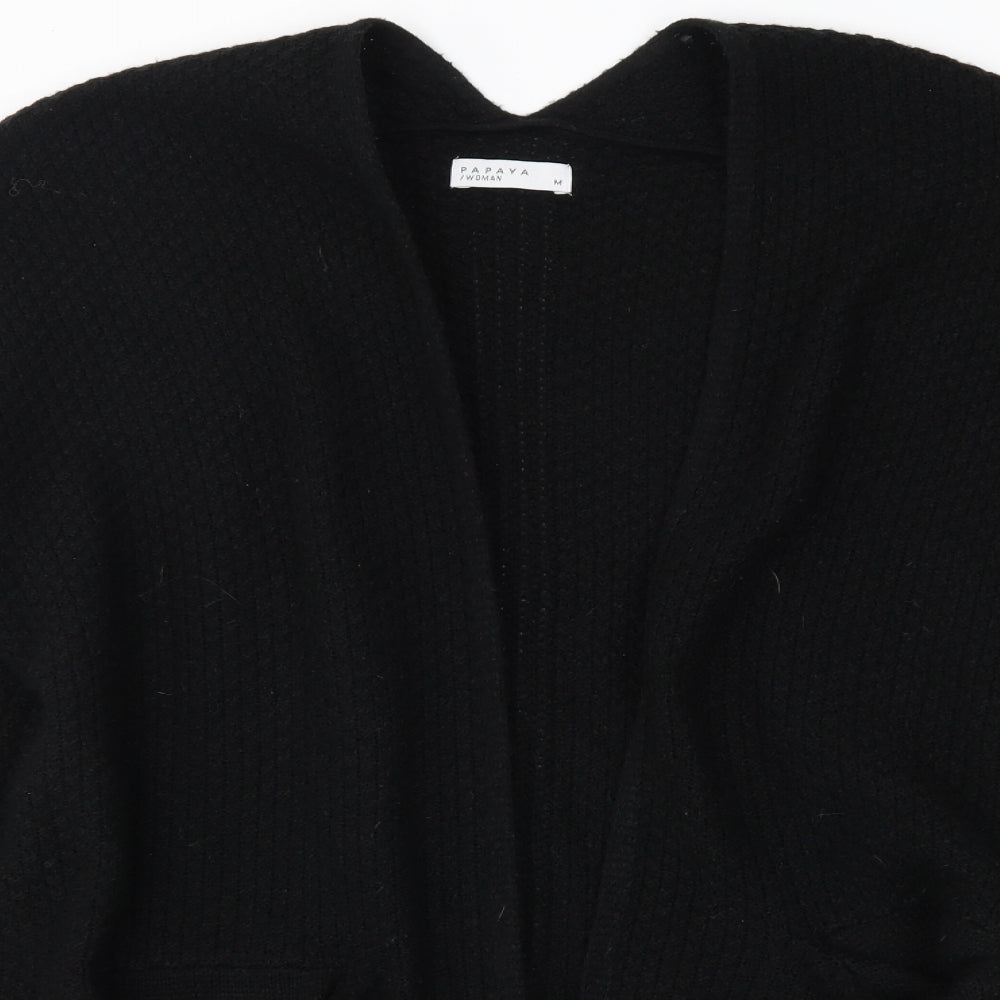 Papaya Womens Black   Cardigan Jumper Size M