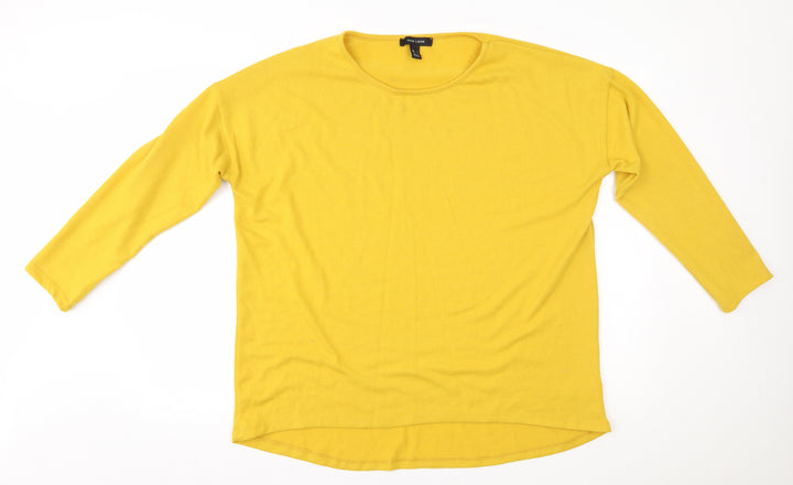 New Look Womens Yellow   Pullover Jumper Size L