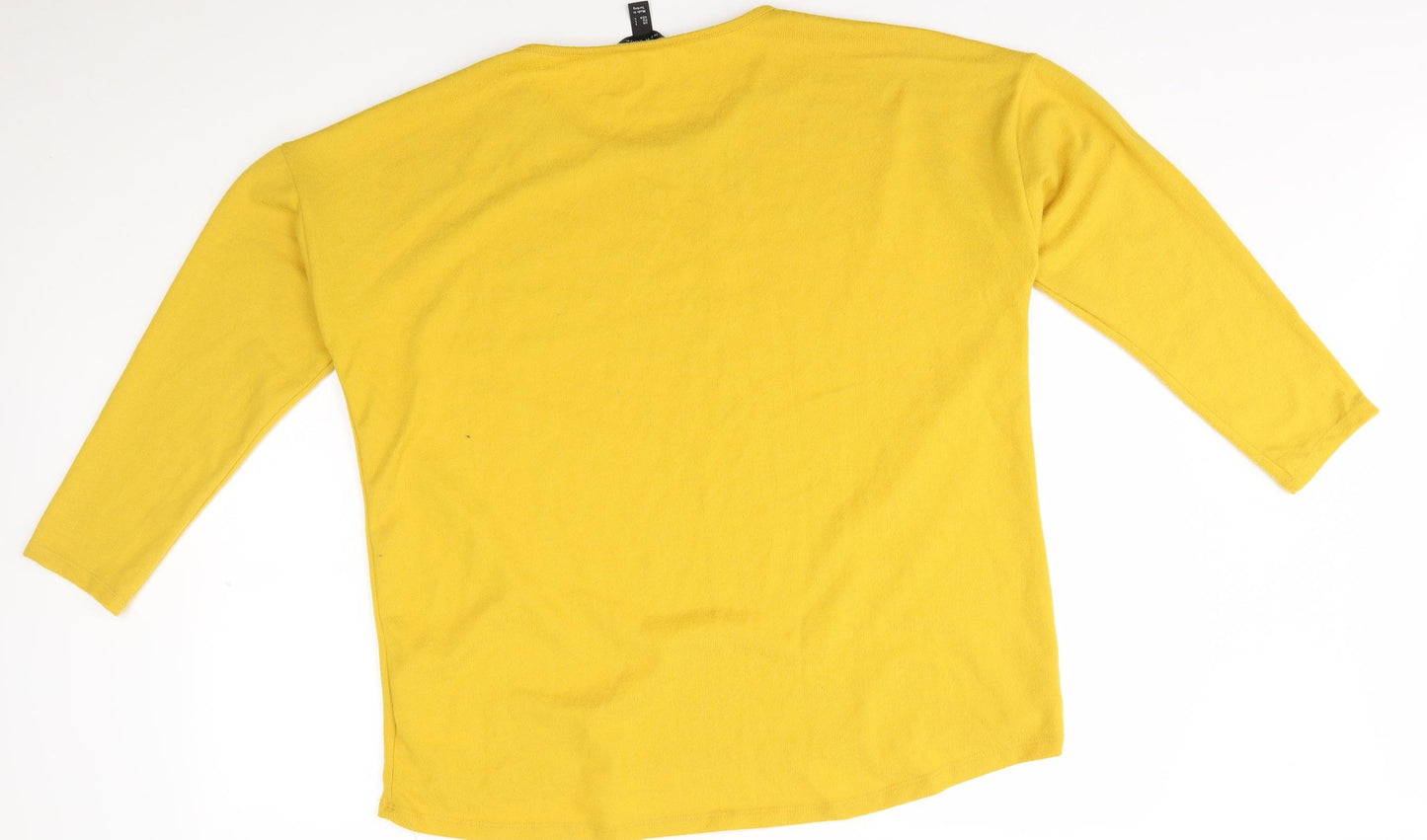 New Look Womens Yellow   Pullover Jumper Size L