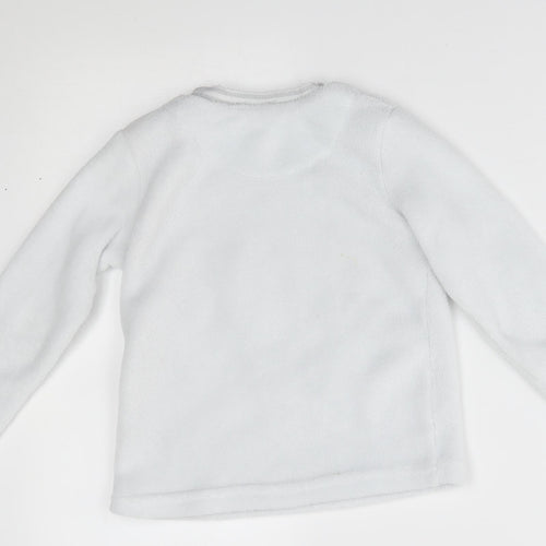 Primark Girls Silver   Pullover Jumper Size 5-6 Years  - frozen 2, loungewear