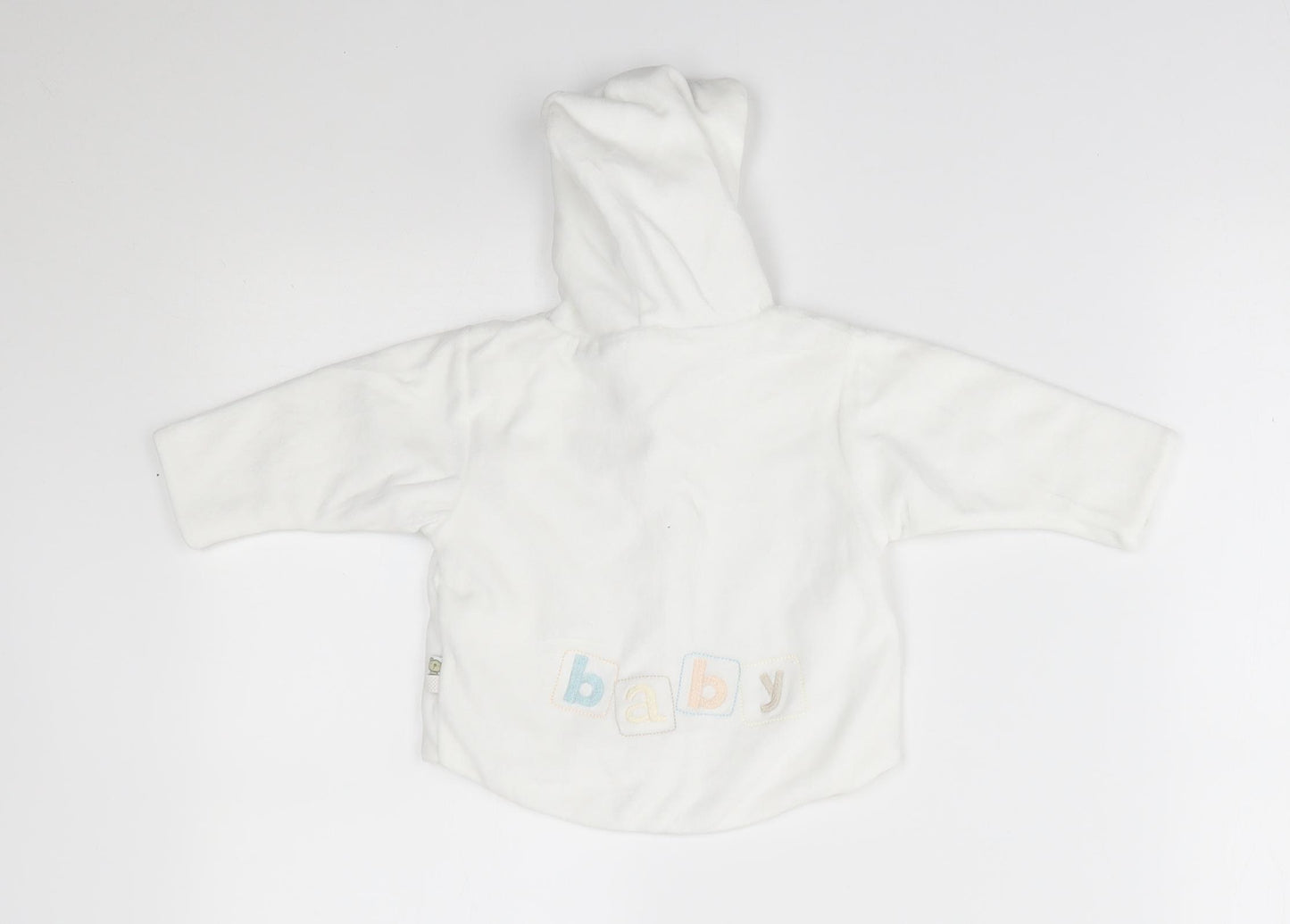 Mothercare Baby White   Pullover Jumper Size 0-3 Months