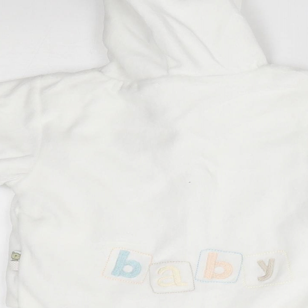 Mothercare Baby White   Pullover Jumper Size 0-3 Months