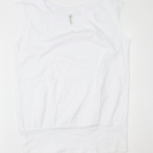 B&C Womens White   Basic Tank Size M