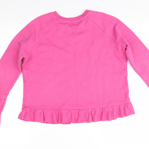 River Island Girls Pink   Pullover Jumper Size 11-12 Years  - believe in yourself