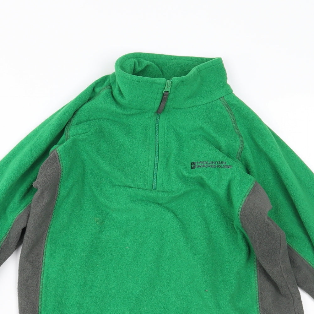 Mountain Warehouse Boys Green   Pullover Sweatshirt Size 11-12 Years