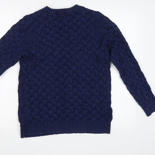 Land's End Womens Blue   Pullover Jumper Size M