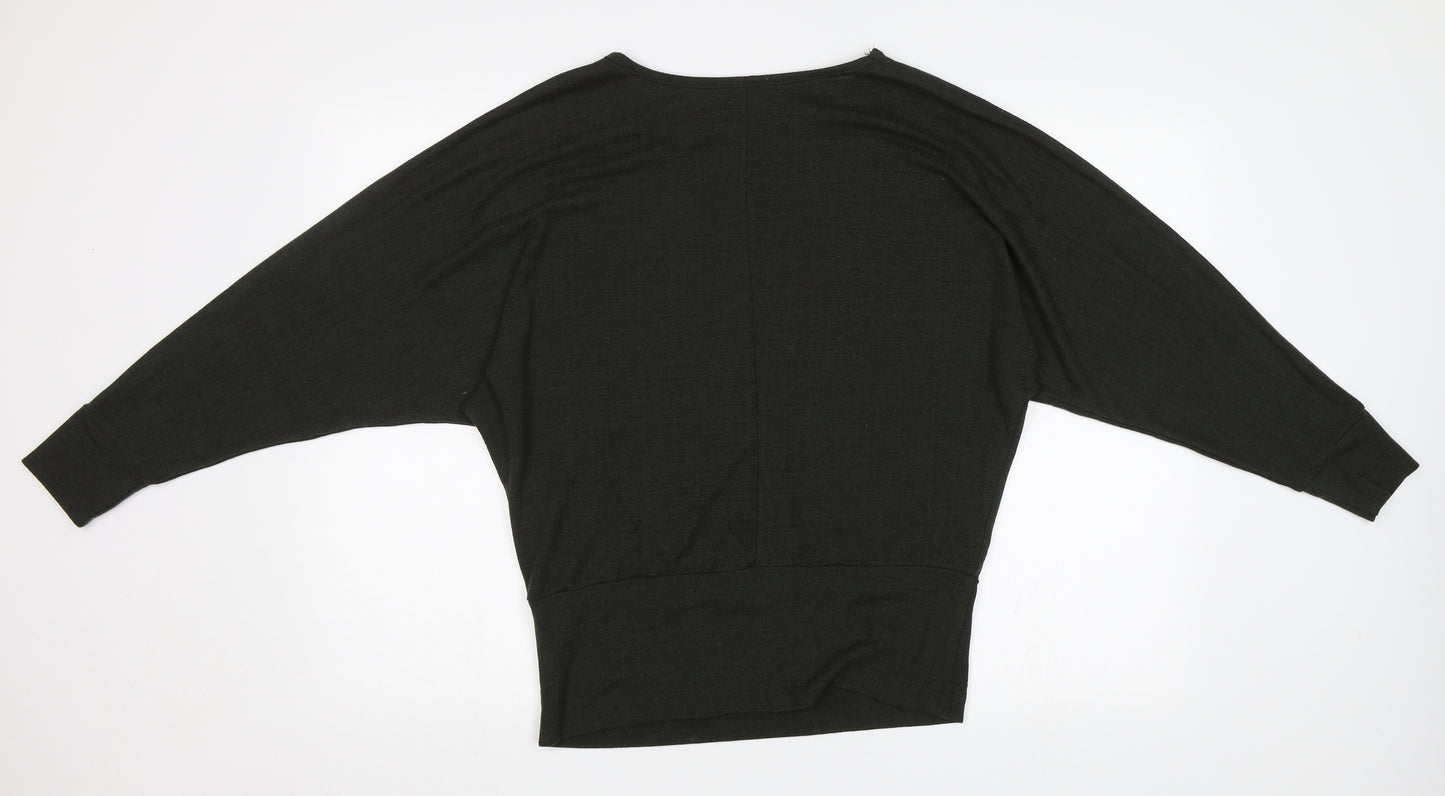 Apricot Womens Green   Pullover Jumper Size S