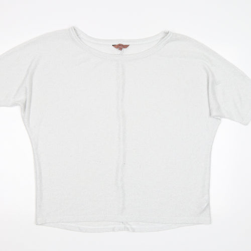 NEXT Womens Silver   Pullover Jumper Size 14