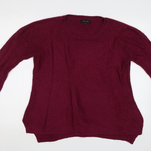 New Look Womens Purple   Pullover Jumper Size 8