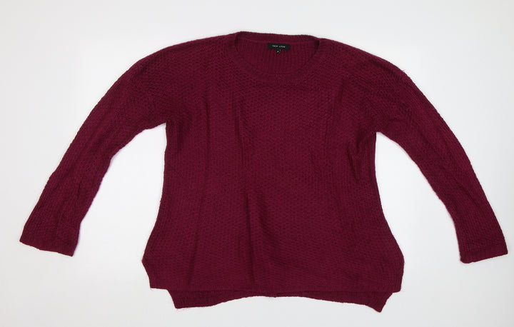 New Look Womens Purple   Pullover Jumper Size 8