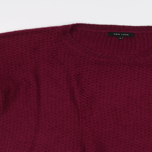 New Look Womens Purple   Pullover Jumper Size 8