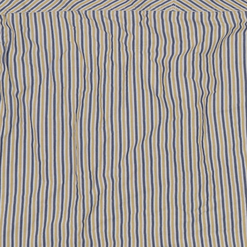 NEXT Mens Yellow Striped   Button-Up Size XL