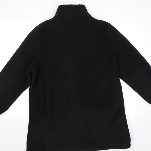 Cotton Traders Womens Black   Overcoat Coat Size 16
