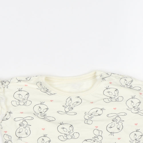 George Baby White   Basic Blouse Size 3-6 Months  - Tweety