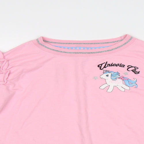 Primark Womens Pink   Pullover Sweatshirt Size S  - Unicorn