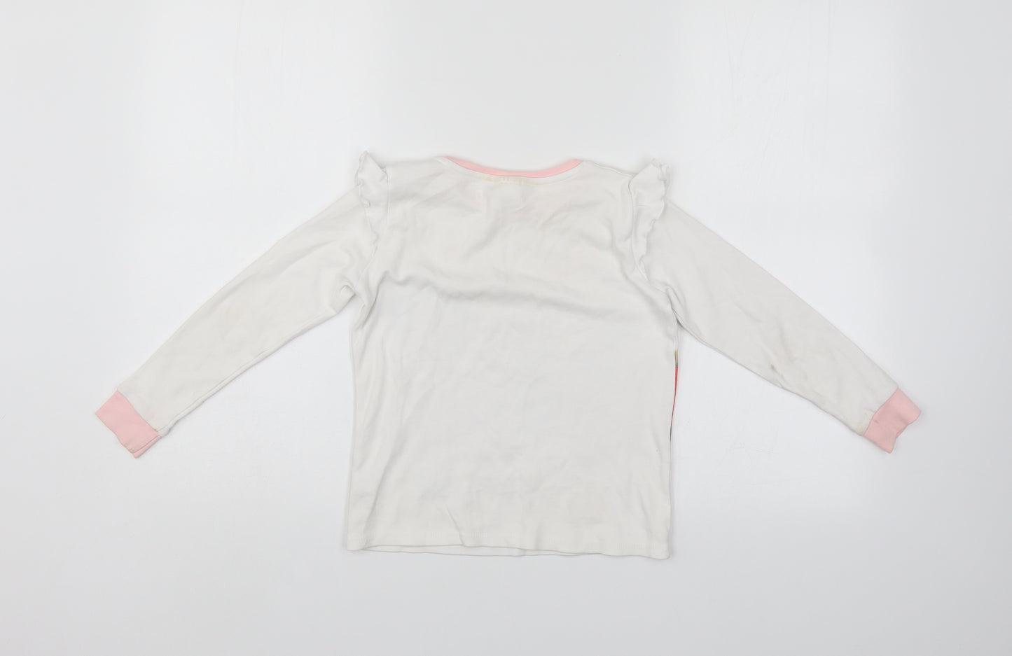 George Girls White   Pullover Jumper Size 6-7 Years  - Peter Rabbit