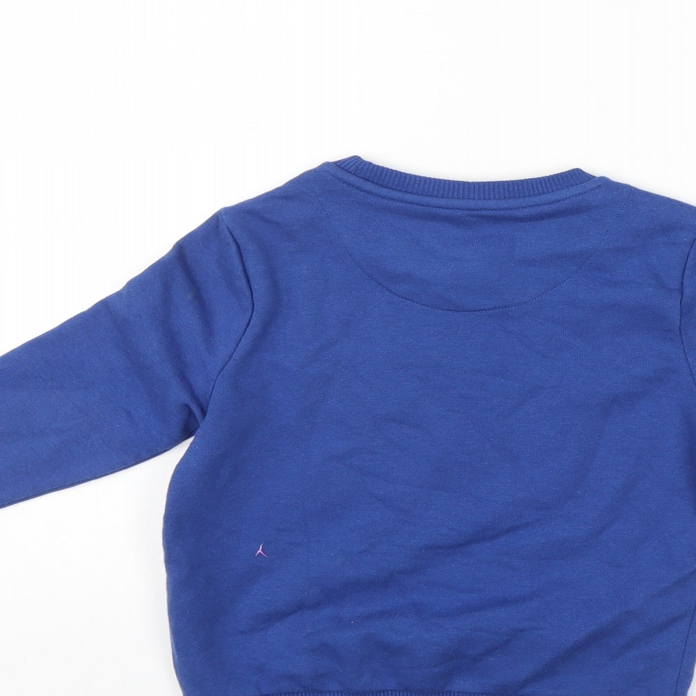 F&F Boys Blue   Pullover Sweatshirt Size 5-6 Years
