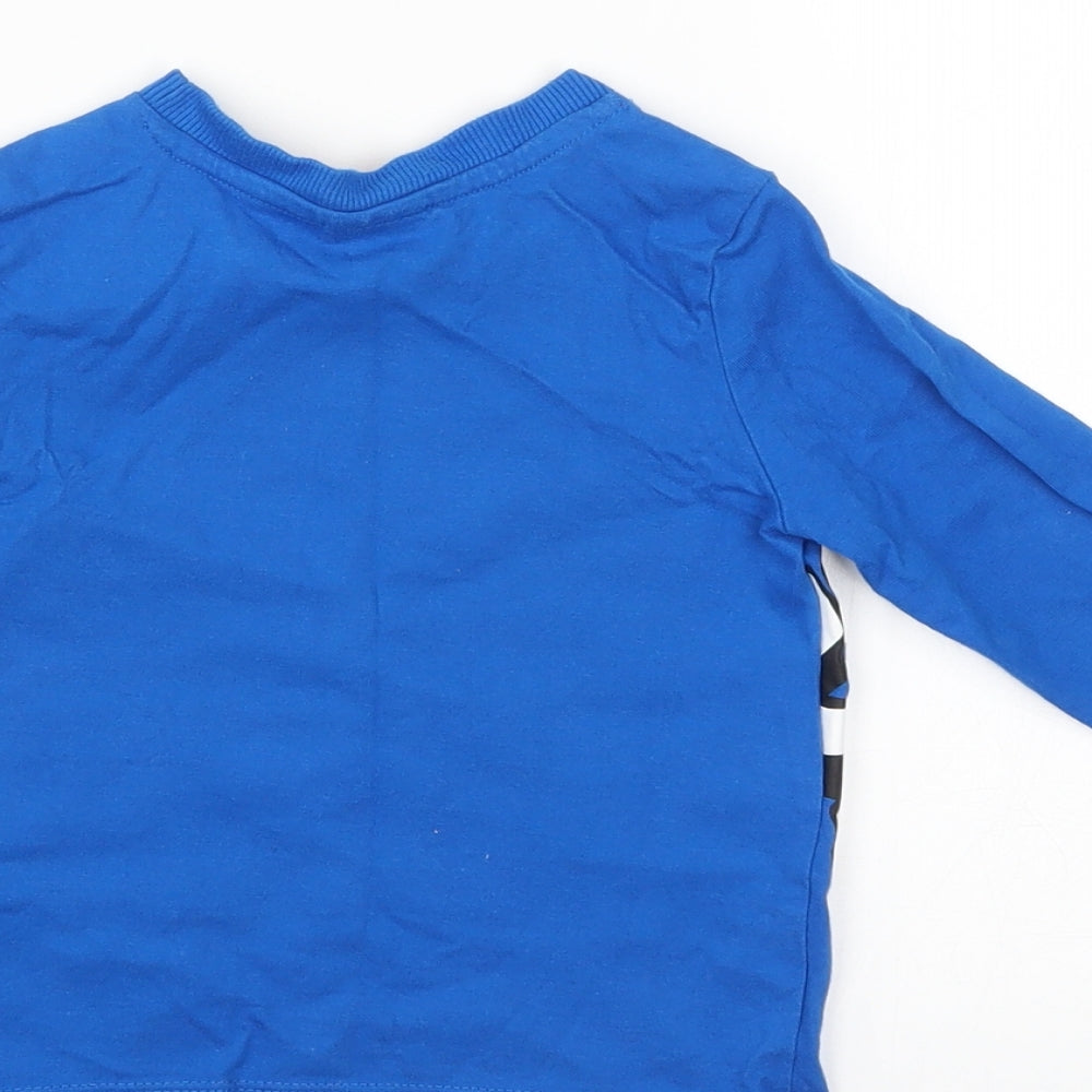 Spiderman Boys Blue   Pullover Jumper Size 18-24 Months  - Spiderman