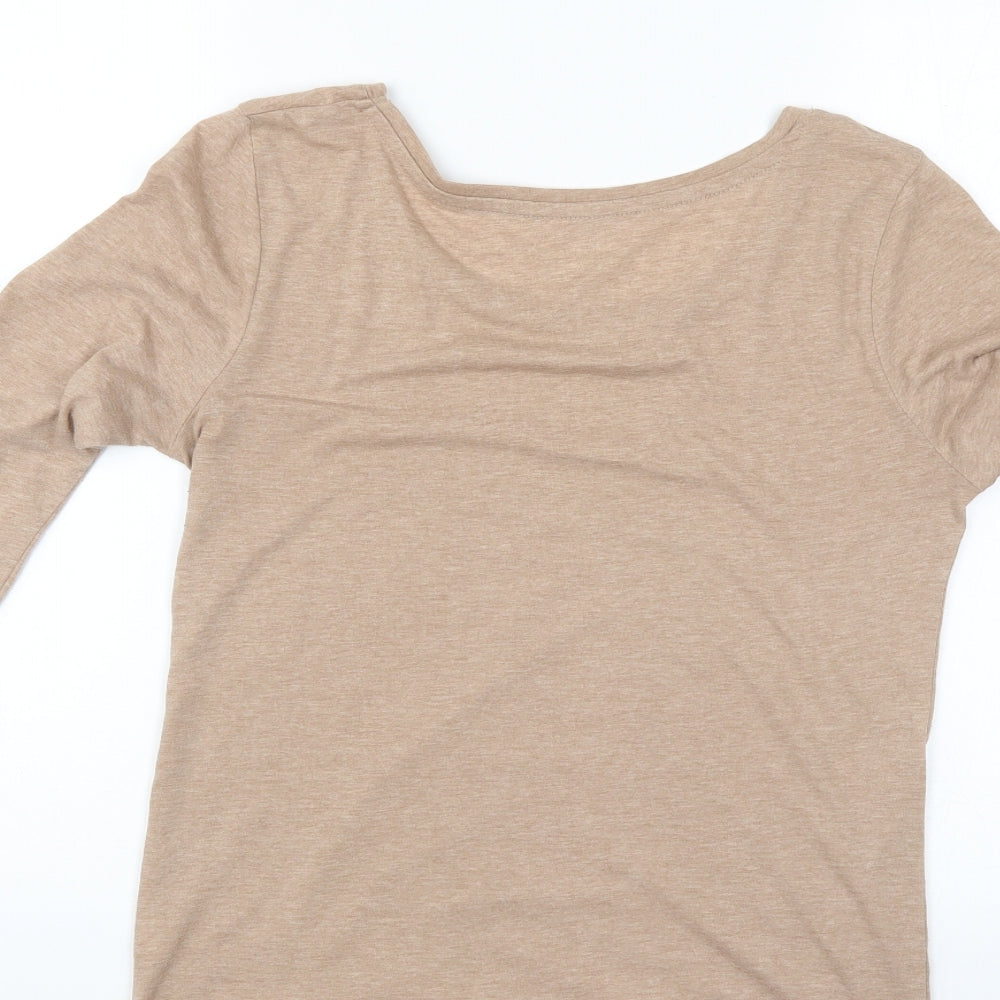 Primark Womens Beige   Basic T-Shirt Size 8