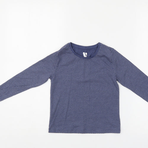 Very Girls Blue Polka Dot  Pullover Jumper Size 4-5 Years