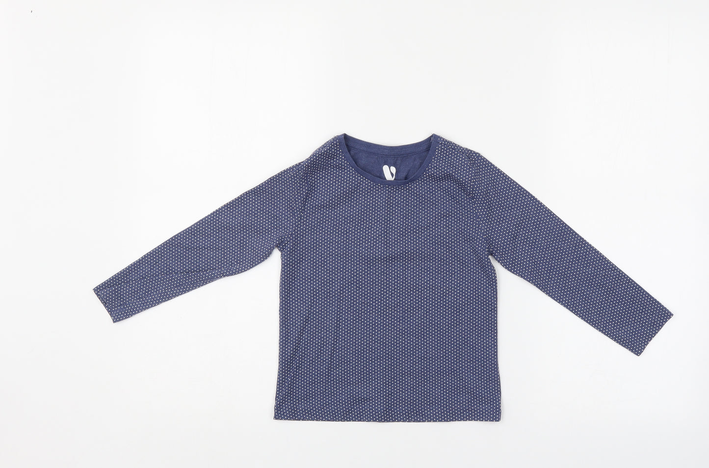 Very Girls Blue Polka Dot  Pullover Jumper Size 4-5 Years