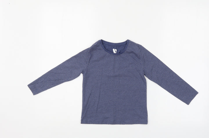 Very Girls Blue Polka Dot  Pullover Jumper Size 4-5 Years
