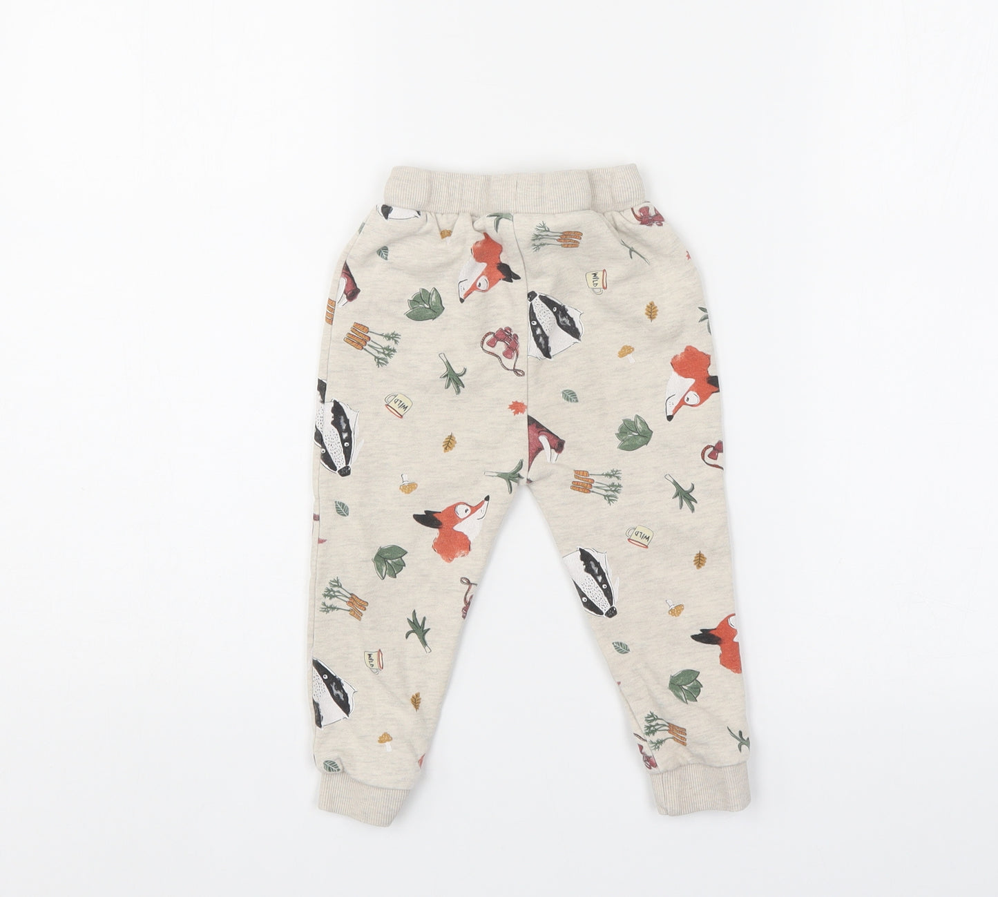 TU Boys Ivory   Pedal Pusher Leggings Size 18-24 Months