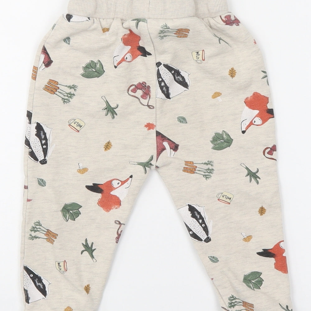TU Boys Ivory   Pedal Pusher Leggings Size 18-24 Months