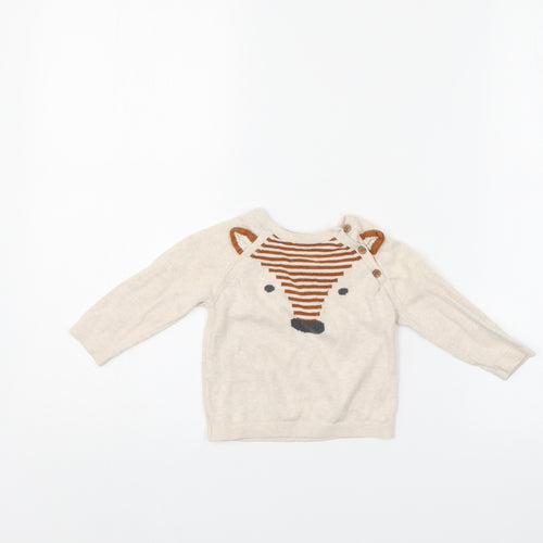 TU Baby Ivory   Pullover Jumper Size 3-6 Months