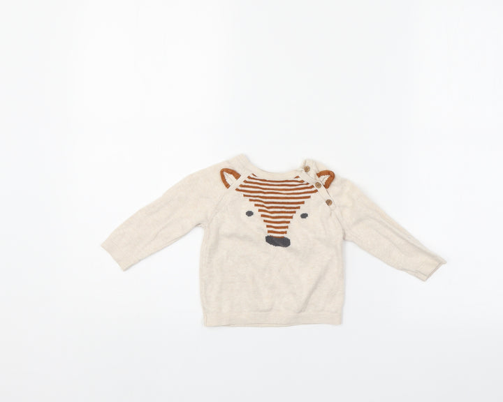 TU Baby Ivory Pullover Jumper Size 3-6 Months