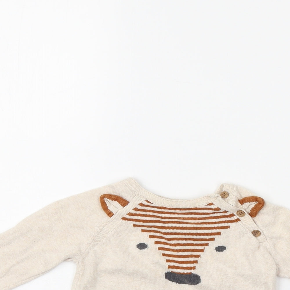 TU Baby Ivory   Pullover Jumper Size 3-6 Months