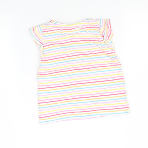 TU Baby Multicoloured Striped  Basic T-Shirt Size 12-18 Months