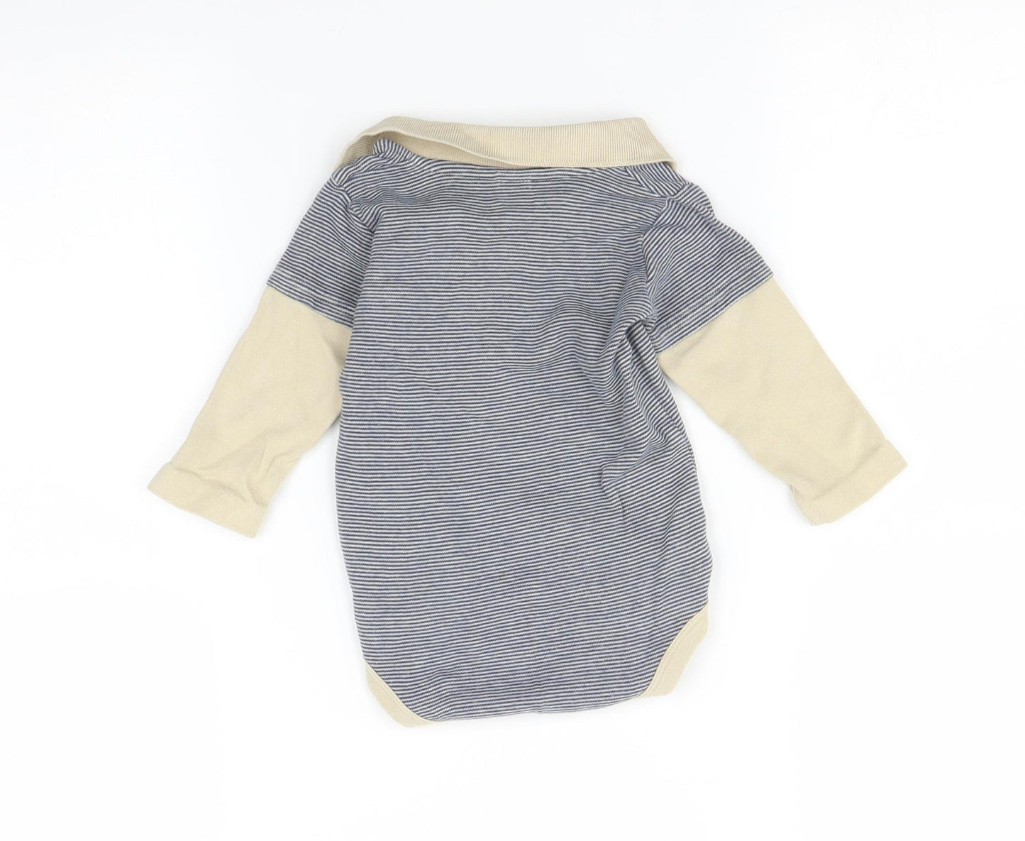 TU Baby Multicoloured Striped  Babygrow One-Piece Size 9-12 Months