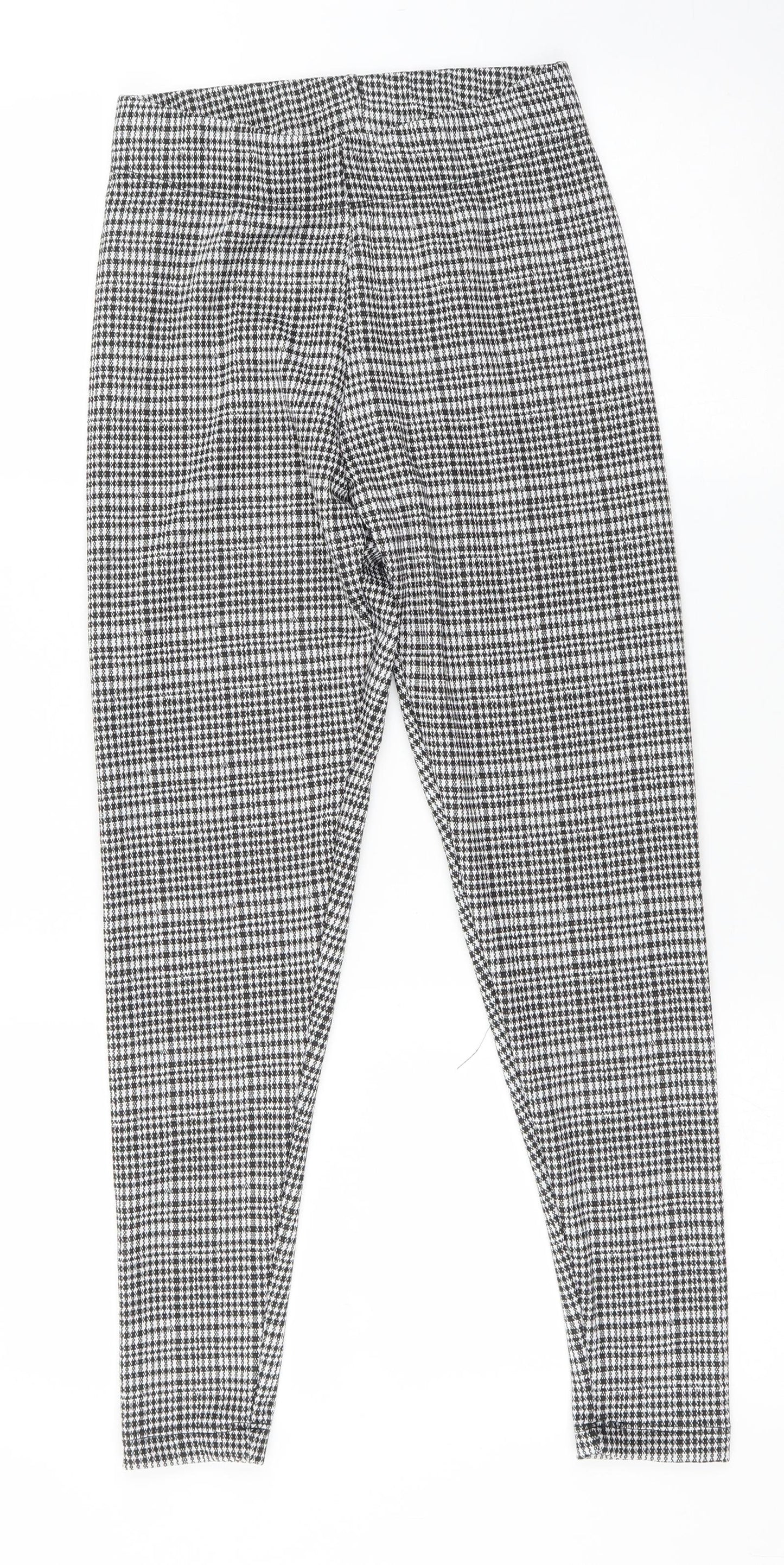 Nutmeg Womens Multicoloured Check  Trousers  Size 10 L26 in