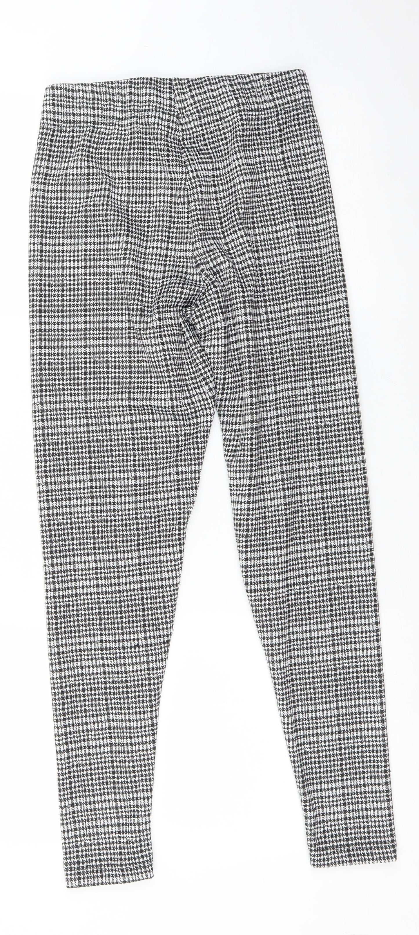 Nutmeg Womens Multicoloured Check  Trousers  Size 10 L26 in
