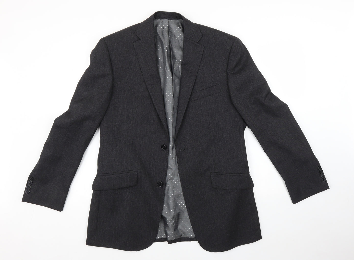 Preworn Mens Grey   Jacket Suit Jacket