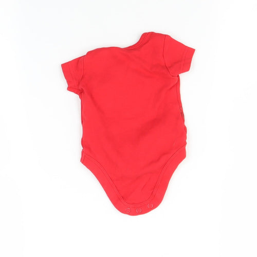 Disney Baby Red   Romper One-Piece Size Newborn  - i Love Minnie