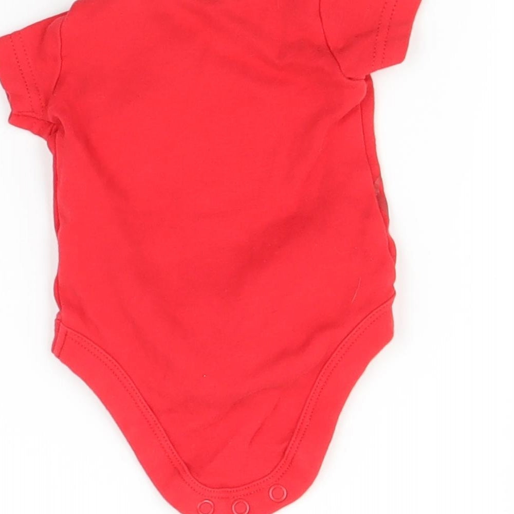 Disney Baby Red   Romper One-Piece Size Newborn  - i Love Minnie