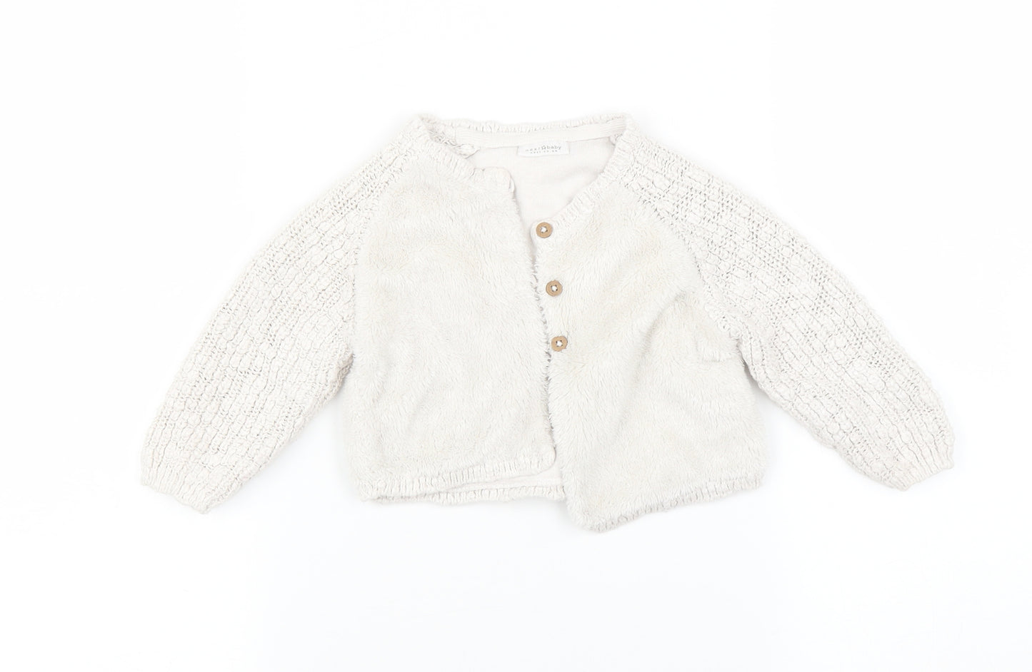 NEXT Baby White   Cardigan Jumper Size 9-12 Months