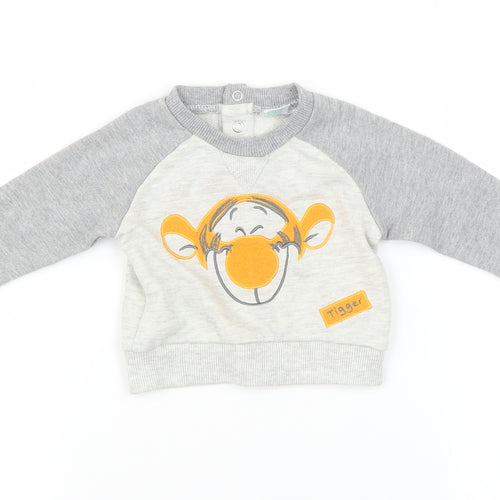 Disney Baby Grey   Pullover Jumper Size 0-3 Months  - Tigger