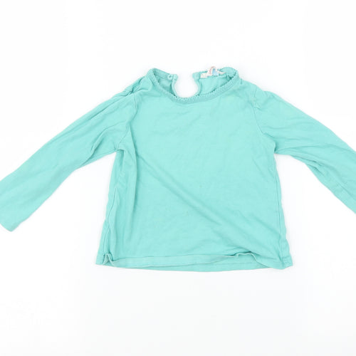 John Lewis Baby Blue   Basic T-Shirt Size 12-18 Months
