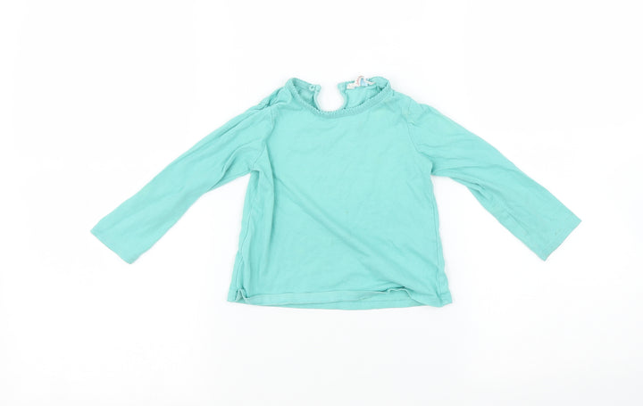 John Lewis Baby Blue   Basic T-Shirt Size 12-18 Months